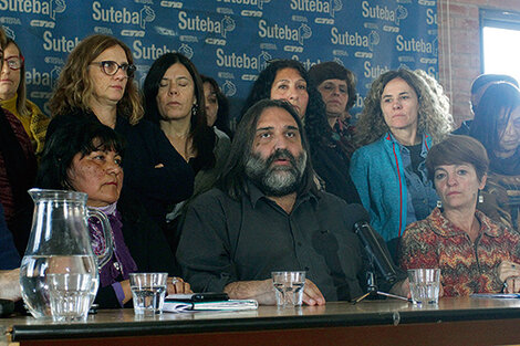 La medida de fuerza incluirá el miércoles un “Banderazo por la soberanía educativa”. (Fuente: Bernardino Avila)