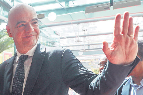 El italo-suizo Gianni Infantino, presidente de la FIFA que busca la reelección.