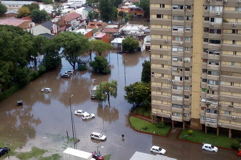 La lluvia inundó hasta Twitter