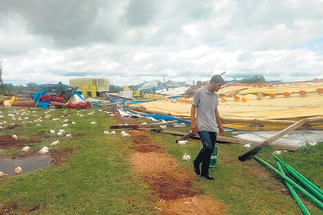 Destrozos en Entre Ríos