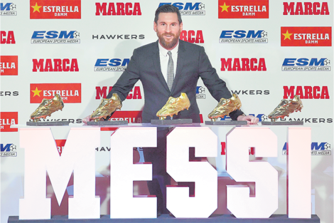 Messi es el astro con botas