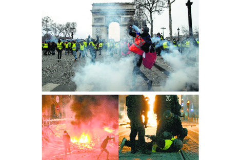 La represión de Macron agravó la crisis