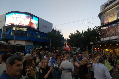 La esquina de Cabildo y Juramento, en Belgrano, uno de los puntos de encuentro.