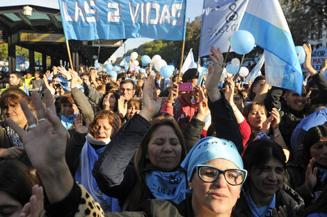 La capacidad de movilización de los evangélicos se descubrió durante la manifestación “por las dos vidas”.