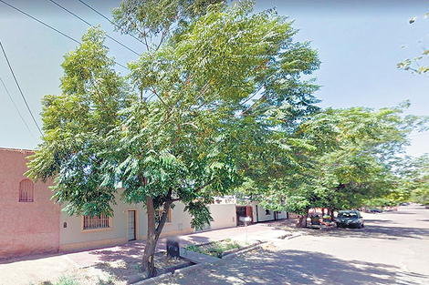 La casa de Liliana Olguín, donde la apuñaló su ex marido, Luis Sosa.