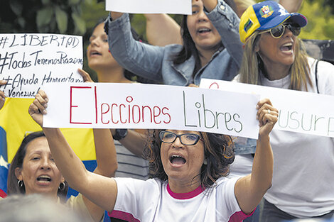 Una protesta escuálida