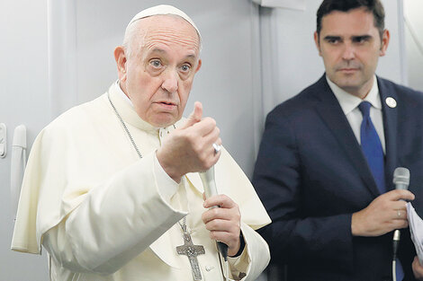 “Me da miedo un derramamiento de sangre. El problema de la violencia me aterroriza”, dijo Francisco.