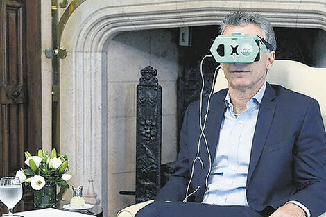 Macri vive en una realidad virtual