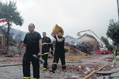 El depósito de Iron Mountain en cuyo incendio fallecieron diez personas.