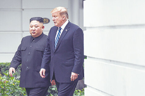 Trump y Kim en el hotel Sofitel Legend Metropole de Hanoi.