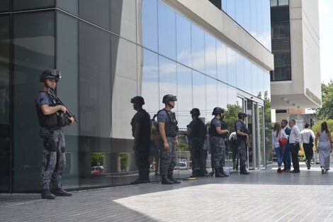 La audiencia se desarrolló en el Centro de Justicia Penal. (Fuente: Sebastián Joel Vargas)
