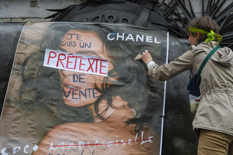El 8M en Francia, a las 15.40 (Fuente: AFP)