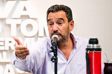 Leoni, referente sindical en la provincia, alineado en el sector de Bielsa.