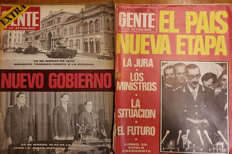 Cómo vendió GENTE el golpe del 76