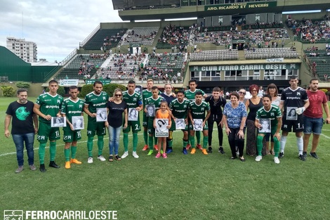 Ferro, uno de los clubes que se sumó a los actos por el Día Nacional de la Memoria por la Verdad y la Justicia.