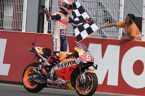 Márquez festejó por tercera vez en Termas