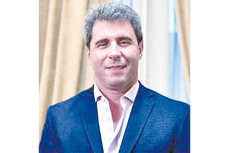 El gobernador Sergio Uñac.