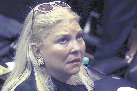 Elisa Carrió, líder de la Coalición Cívica.