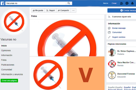 Facebook enfrenta a los antivacunas