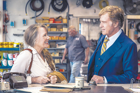 Redford —aquí junto a Sissy Spacek— anunció que este sería su último trabajo actoral.