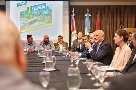 Bonfatti reunió a la Mesa Productiva.