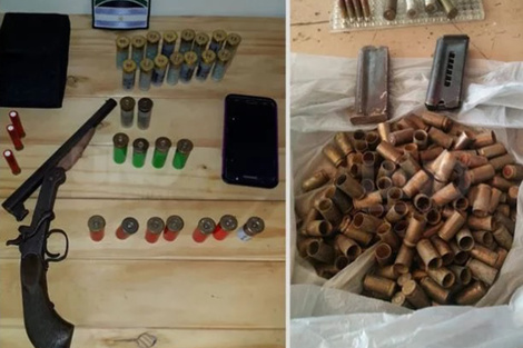 Armas de fuego de distintos calibres.