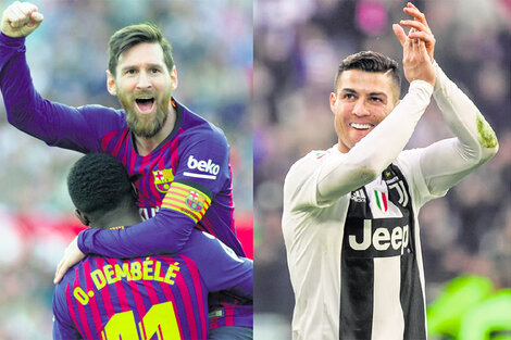 Messi y Cristiano, sólo en la final