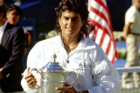 Gabriela Sabatini, ex número tres del mundo de la WTA.