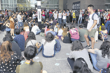 El Polo Científico Tecnológico fue epicentro de la protesta.