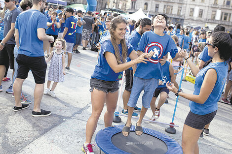 Hubo juegos, música, un acto y marcha para generar conciencia sobre el TEA.