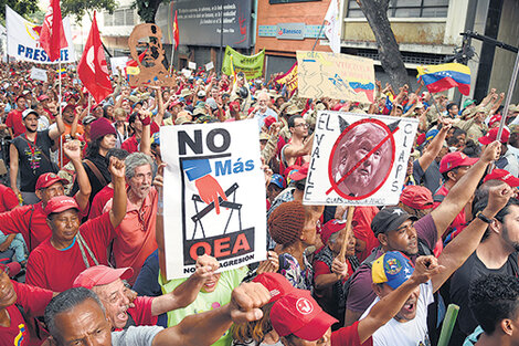 Despedida de la OEA con movilización