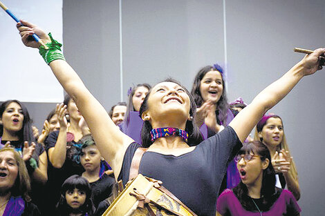 Las mujeres músicas, organizadas, se hicieron oír en Santiago del Estero.
