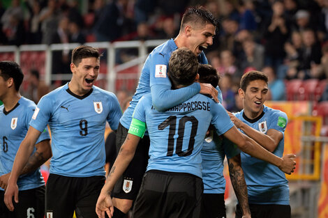 Mundial Sub 20: Uruguay arrancó con un triunfo