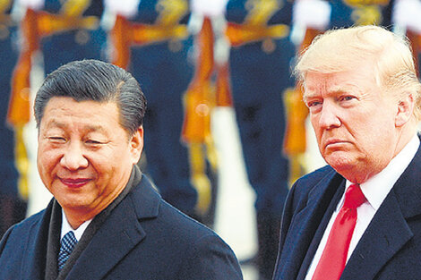 Presidentes Xi Jinping y Donald Trump.