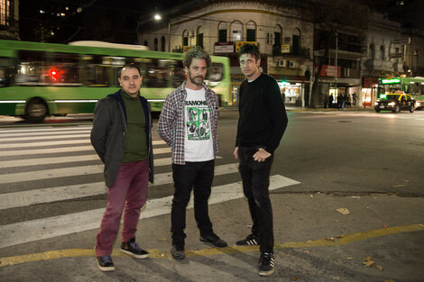 Gabriel Patrono, Iván Wolovik y Juan Riggirozzi son algunos de los realizadores de este rockumental ensamblado. (Fuente: Cecilia Salas)