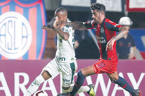 En la ida, San Lorenzo venció 1-0 a Palmeiras. (Fuente: Fotobaires)