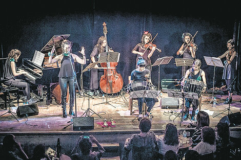 Las integrantes de La Rantifusa encuentran en la orquesta un espacio para plantarse.