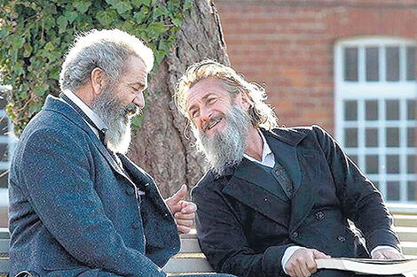 Gibson y Penn como James Murray y William Minor, que trabajaban juntos en el manicomio de Broadmor.