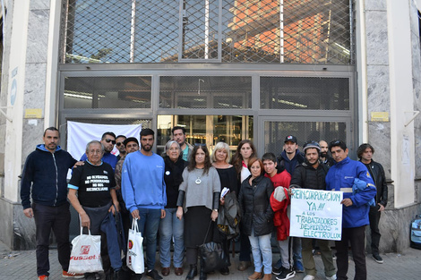 Los despedidos en la cartera laboral, contra la intransigencia empresaria.