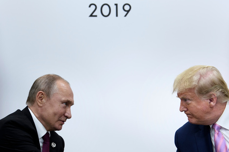 Trump le pidió a Putin que se portara bien