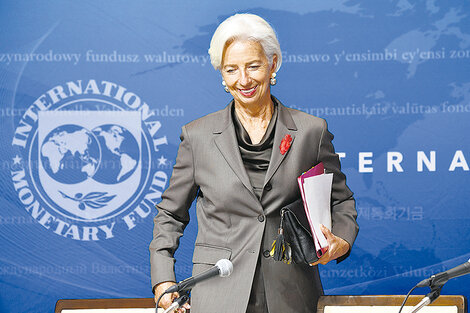 Christine Lagarde, titular del FMI, futura titular del Banco Central Europeo. Ella se va, el programa de ajuste se queda.