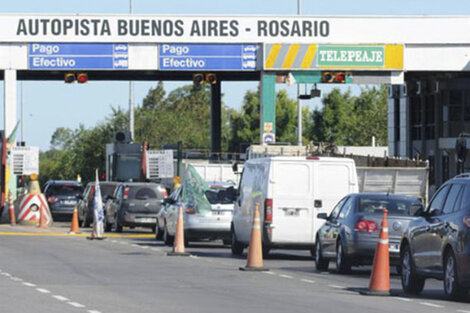 En el corredor Rosario-Córdoba no se cobra peajes.