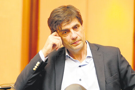 Hernán Lacunza, ministro de Hacienda, solo se financia con organismos del sector público. (Fuente: Leandro Teysseire)