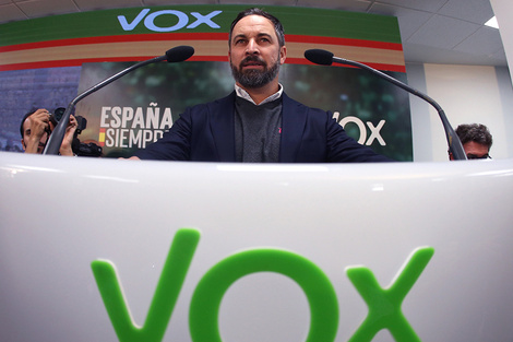 Santiago Abascal, líder de Vox. 