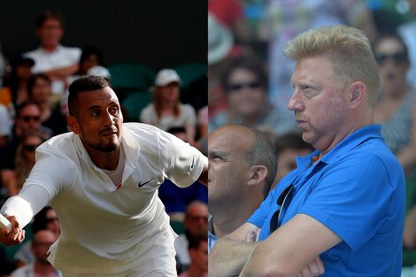 Boris Becker salió a bancar a Zverev y tildó a Kyrgios de "rata"