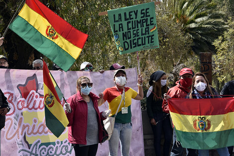 Fuerte rechazo a la postergación de las elecciones en Bolivia