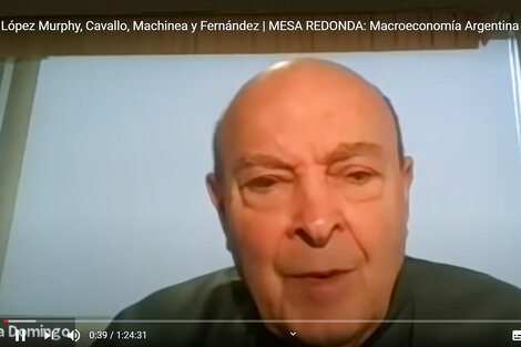 Domingo Cavallo, con la impunidad de seguir dando consejos después de larga travesía ominosa en la gestión económica.