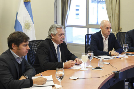 Alberto Fernández, Axel Kicillof y Horacio Rodríguez Larreta volverán a mostrarse juntos.