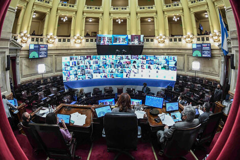 La ley de Teletrabajo se sancionó en el Senado con 40 votos a favor y 30 en contra.