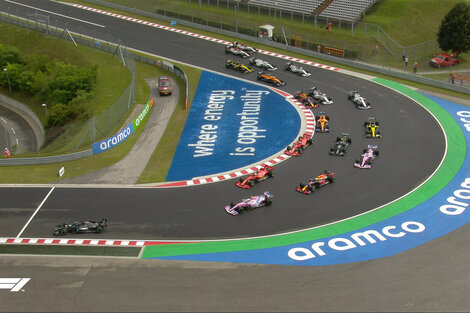 Hamilton dominó desde la largada hasta la bandera a cuadros. (Fuente: Prensa F1)